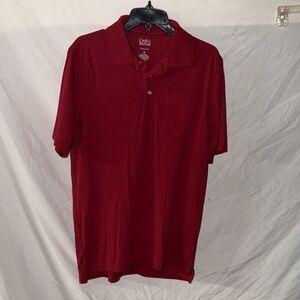 croft & barrow Men's Deep Red Polo Shirt